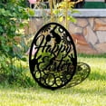 thumbnail image 6 of TAIAOJING Easter Garden Easter Egg Rabbit Ground Insert Acrylic Hollow Animal Figurines Yard Insert Home Party Decorations, 6 of 8