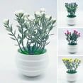 thumbnail image 5 of Simulation Gypsophila Small Potted Artificial Flower Artificial Flower Ornament, 5 of 5