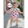 thumbnail image 5 of BemeyourBBs Baby Girl Halloween Outfits Embroidery Smocked Romper + Headband, 5 of 9