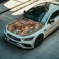 thumbnail image 3 of Uorisanigo American Flag Horse Auto Hood Cover Universal Fit Car Hood Cover Protector Stretch Car Hood Cover Suitable Most Automotive Pickup Sedans Trucks SUVs, 3 of 7