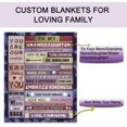 thumbnail image 2 of LHSHID Custom Blanket for Granddaughter Personalized to My Granddaughter from Grandma Letter Throw Blanket for Couch Bed Sofa Mothers Day Birthday Gifts 50"x60", 2 of 6