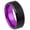 Purple, variant on Tungsten Black Plated Purple Anodized Aluminum Sleeve Ring Size 9