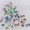 Multi-colored, variant on 100 Pieces Straight-Angle Nail Crystals for Stunning Nail Art Decoration