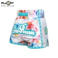 thumbnail image 3 of FLUORY Muay Thai Shorts Printing Free Combat Mixed Martial Arts Boxing Training Match Pants Leisure Style Beautiful Flower Print, 3 of 5