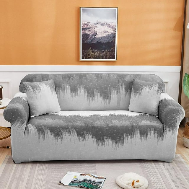 Stretch Sofa Cover Printed Couch Covers Elastic Sofa Slipcovers Cushion Couches Non Slip Soft Washable Furniture Protective Universal
