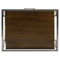 thumbnail image 4 of Safavieh Couture Caelan Contemporary Mdf and Veneer End Table, Dark Brown, 4 of 9