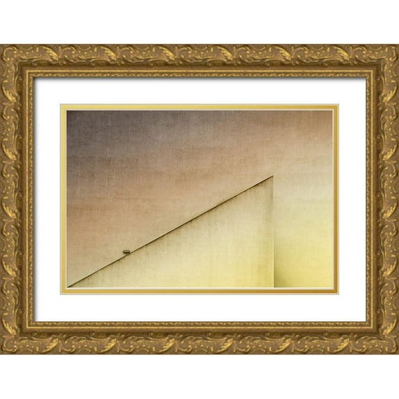 Endermann, Rolf 18x13 Gold Ornate Wood Framed with Double Matting Museum Art Print Titled - lamp light