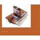 thumbnail image 3 of Cartera de hombre Carteras plegables de cuero genuino para hombres, ventana de identificación 13 tarjeteros de regalo (marrón), 3 of 5