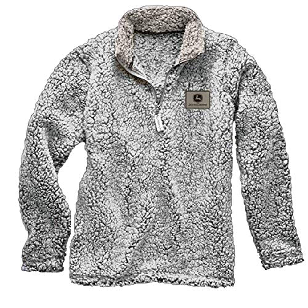 John Deere - John Deere Unisex Sherpa Pullover 1/4 Zip Sweatshirt ...