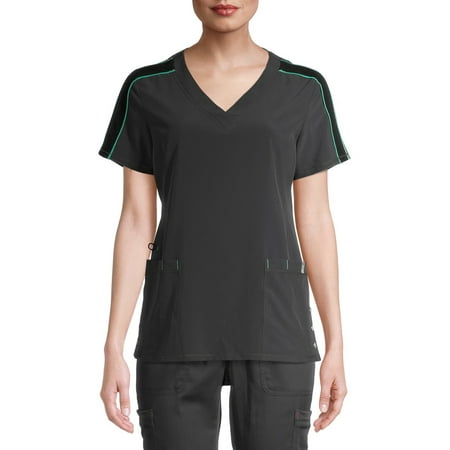 

Scrubstar Premium Collection Women s Active Colorblock V-Neck Scrub Top
