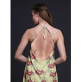 thumbnail image 2 of Bimba Floral Printed Women Backless Halter Neck Summer Holiday BeachÂ&nbsp;Dress-Large, 2 of 6