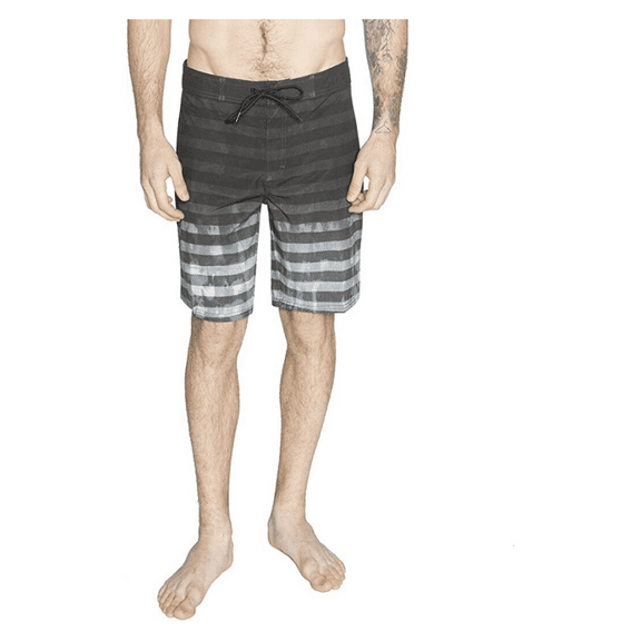 Tavik Men's Road Boardshort, Jet Black Sz 32