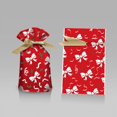 thumbnail image 3 of Merry Christmas Candy Bag Santa Gift Bag Snowflake Drawstring Bag Christmas Decorations for Home New Year 2022 Noel Presents, 3 of 5