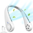 thumbnail image 3 of Muyoka Mini ventilador de cuello portátil 1800 mAh USB recargable Ventiladores de banda para el cuello portátiles con 3 velocidades Manos libres Ventilador de cuello sin aspas Rotación 360 Ventiladore Muyoka Hogar, 3 of 7