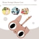 thumbnail image 5 of Bolsa de gafas de sol con clip de dibujos animados para mujeres y hombres (lindo conejo), 5 of 6
