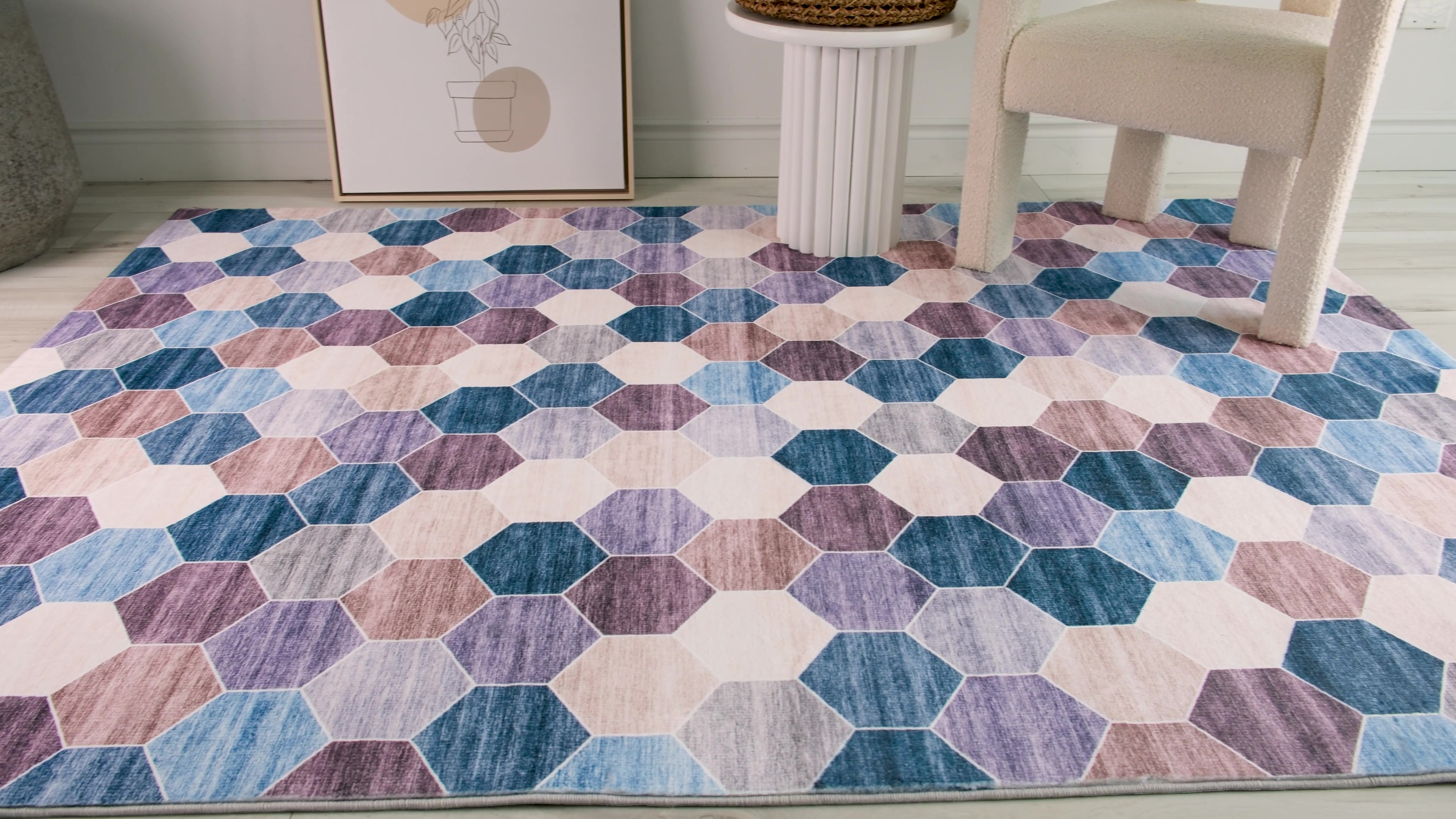 Rug Branch Checkered Geometric Indoor Area Rug