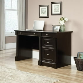 Southern Enterprises Mission Computer Desk In Dark Cherry Finish