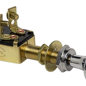 Littelfuse M628BP - Cole Hersee Marine Push-Pull Switches Series 10A Grade Brass Housing Push-Pull Switch