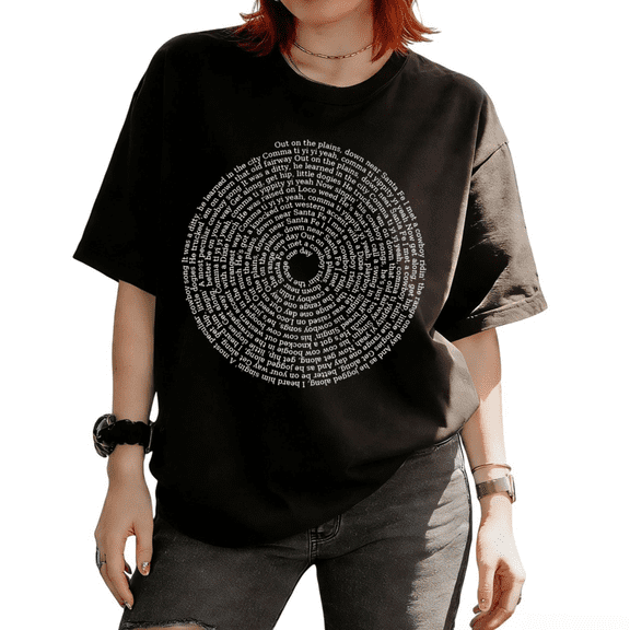 Womens Trendy Reading Quote Graphic Tees T-Shirt Casual Basic daily wear Short Sleeve Round Neck Black S-5XL