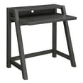 thumbnail image 2 of Convenience Concepts Newport 35 inches Tall Lilly 2 Tier Desk, Weathered Gray, 2 of 5