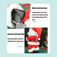 thumbnail image 6 of ​11.8" Electric Dancing Santa Claus - Battery Operated Singing Christmas Decor w/ Music, Motion & Lights (Red Plastic)​​ red, 6 of 6