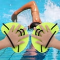 thumbnail image 1 of Guantes de Entrenamiento de Remo de Mano Shamjiam Equipo de Natación Acuá Verde, 1 of 8
