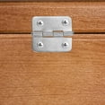 thumbnail image 3 of OULII 1 Set of Toolbox Hinges Silver Iron Round Corner Suitable for Home Accessories, 3 of 6
