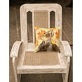 thumbnail image 2 of Carolines Treasures BB9970PW1818 Doberman Pinscher Fall Fabric Decorative Pillow  18H x18W multicolor, 2 of 2