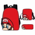 thumbnail image 1 of Rick And Morty School Bag Three-piece, Multi-size Backpack, Student School Bag, 1 of 3