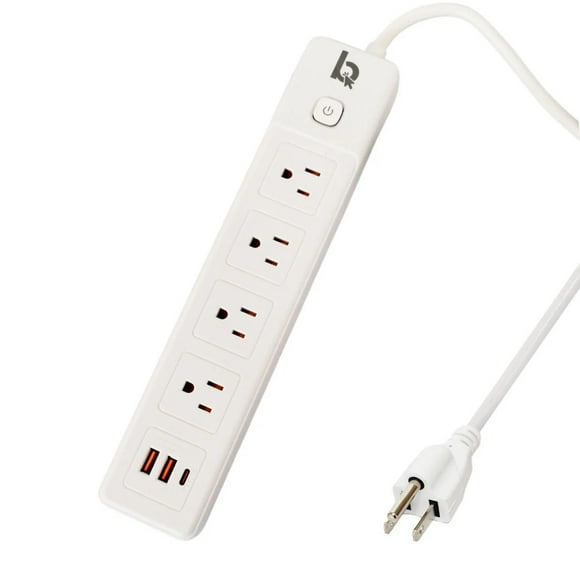 Multicontactos Buytiti 4 Tomas 2 USB-A 1 USB-C 2 Metros