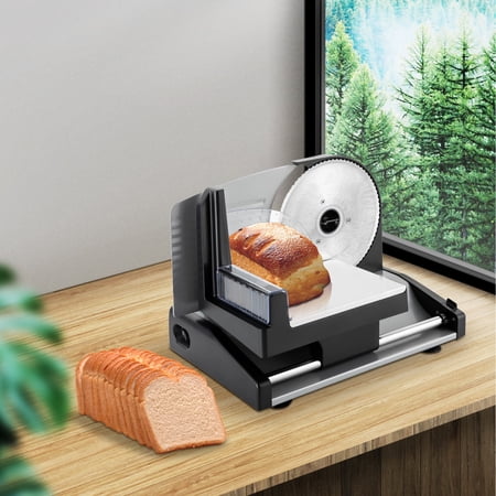 PEAKORA Food-grade Stainless Steel 200w Meat Slicer Bread Slicing Machine Fruit Cutter