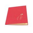 thumbnail image 2 of MERRYHAPY 1Set Red 3D Heart Greeting Card for Mothers Day Interesting, 2 of 8