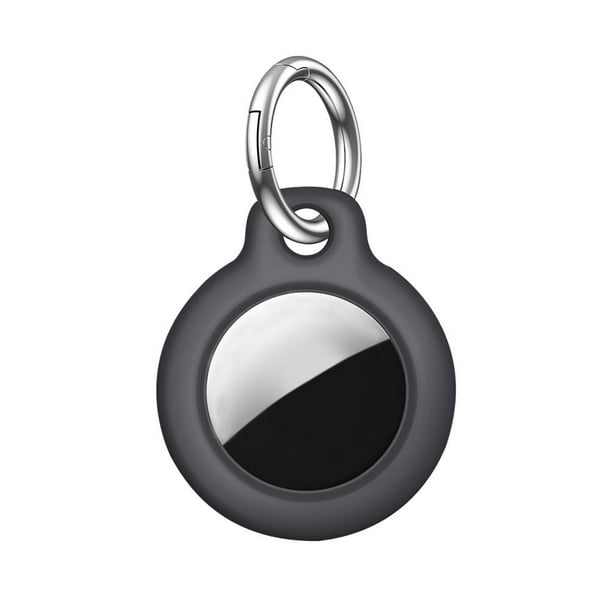 Funda protectora para Apple AirTag Hard PC con llavero (negro) WDOplteas Para estrenar