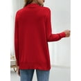 thumbnail image 5 of Womens Cardigan Sweater Long Sleeve Open Front Knit Cardigan Sweater with Pockets, 5 of 5