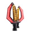 thumbnail image 3 of Direccionales Para Moto Rasen Led Secuencial Tipo Aleta Universal  rojo, 3 of 6