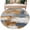 Brown, variant on Round Area Rug 8 Ft, Brown Blue Abstract Washable Non-Slip Circle Carpet for Living Room/Bedroom, Ombre Vintage Oil Painting Modern Art Collection Low-Profile Large Area Rugs for Indoor