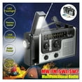 thumbnail image 2 of Portable Multifunctional Radio Hand Crank Solar Crank Dynamo Powered AM/FM/SW1 Weather Radio With Flashlight LED Reading Light ,Handy Bright, 2 of 5
