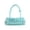 Blue, variant on Transparent Gloss Jelly Polka Dot Mini Handbag Snap Closure Rectangular Underarm Purse For City Walk Coffee Shop Daily Casual Fashion Gifts