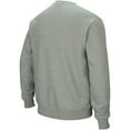 thumbnail image 3 of Men's Colosseum Heather Gray Illinois Fighting Illini Arch & Logo Crew Neck Sweatshirt, 3 of 5