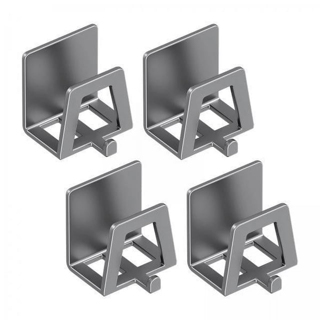3x4 Piezas Soporte Para Tapas De Olla Montado En La Pared Ahorro De Espacio Estantes Para Tapas De Sartén Para Despensa Gris