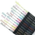 thumbnail image 5 of 24pcs Glitter Metallic Double Line Outline Pens Art Drawing Diary Painting Penssh, 5 of 5