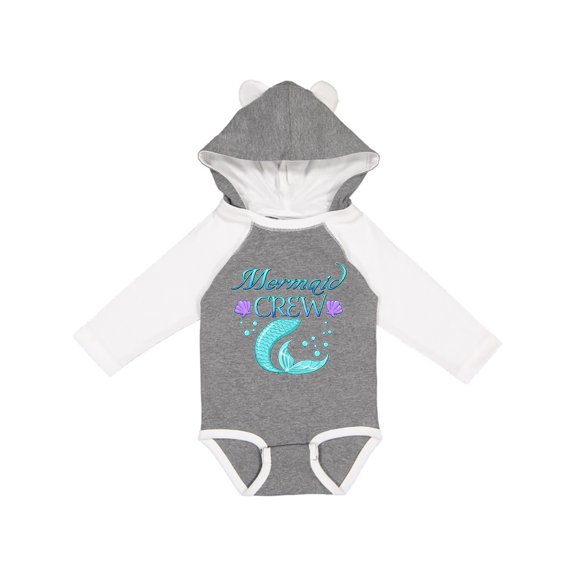 Inktastic Mermaid Crew Boys or Girls Long Sleeve Baby Bodysuit