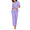 Lavender-short sleeve pjs, variant on MAYFISH 100% Cotton Women's Pajamas Sets Button Down Sleepwear Short Sleeve with Long Pants Lounge Pj set(Pink, M)