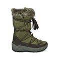 thumbnail image 2 of Women Mixed Media Mid-Calf Gilly Tie Lace Up Fur Cuff Winter Boot - 18152, 2 of 6