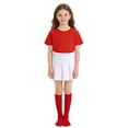 thumbnail image 2 of Unisex Kids Soccer Jersey Set Boys Soccer Crewneck Shirts and Shorts with Socks Girls Soccer Outfit, 2 of 4