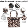 thumbnail image 3 of Fit & Fresh Insulated Lunch, Work, School Bag, Travel Purse, Leopard, 3 of 6