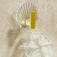 thumbnail image 2 of 4pcs Shell Shape Wall Hook Punch Free for Bathroom Kitchen Supplies, 2 of 8