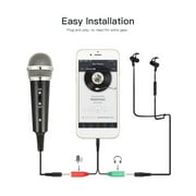 Ammoon PC/Phone Microphone,3.5mm Plug+Play Home Recording Studio Equipment for Live Broadcast Conferencing Chatting