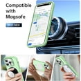 thumbnail image 2 of Case for iPhone 12 Case/iPhone 12 Pro Translucent Matte with Screen Protector - Built-in Camera Stand - Slim Fit Protective Phone Case 6.1” for Men Women Girls - Tea Green, 2 of 14