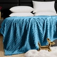 thumbnail image 6 of Qholemyo Flannel Blanket Solid Color Multifunctional Cover Blanket, 6 of 9